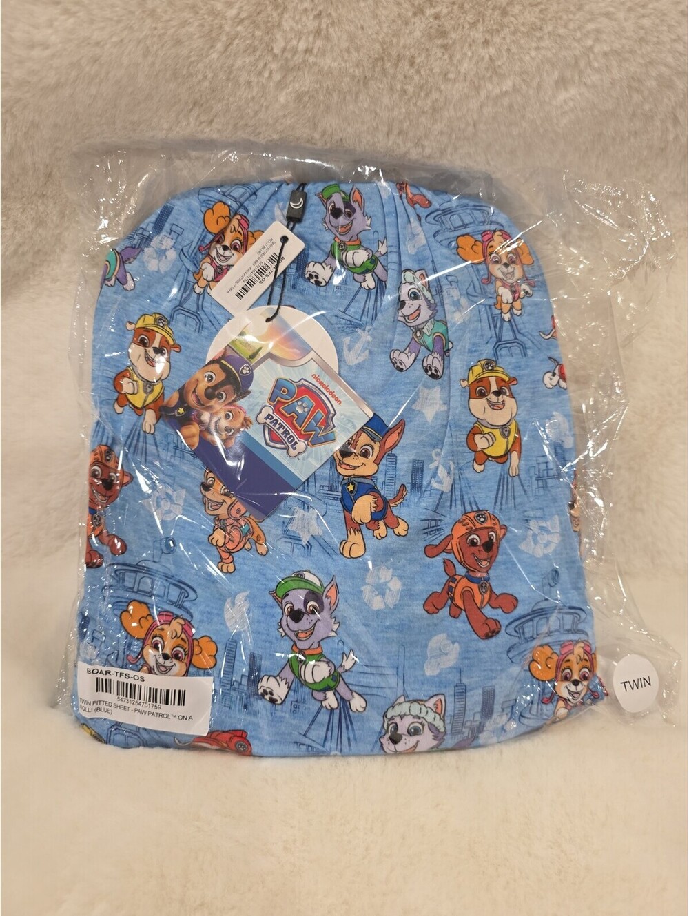 Paw Patrol Twin Fitted Sheet - Blue